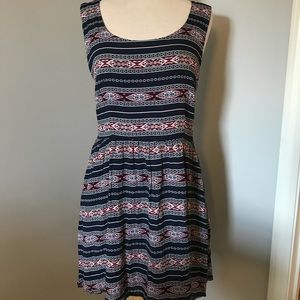 NWT! Aztec print sundress. Ties in mid-back!